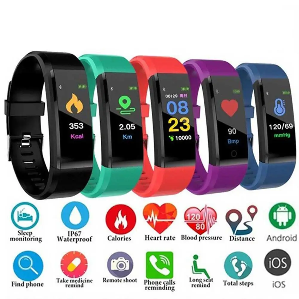Умные часы ID115 PLUS S - спортивный браслет, Bluetooth-браслет, монитор сердечного ритма, фитнес-трекер, часы для iOS/Android
Умные часы ID115 PLUS S - спортивный браслет, Bluetooth-браслет, монитор сердечного ритма, фитнес-трекер, часы для iOS/Android