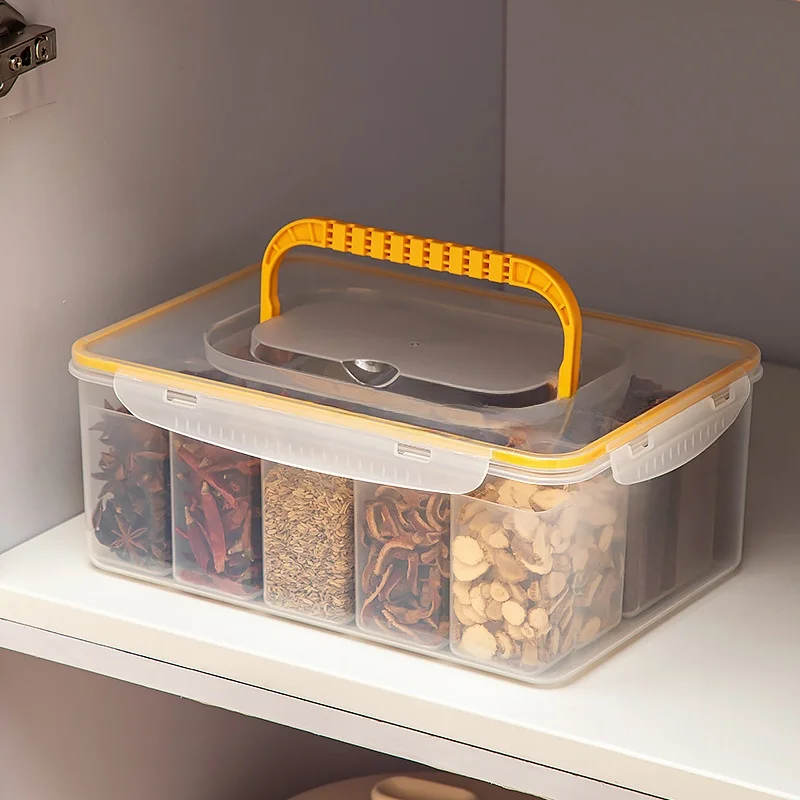 Kitchen Spice Storage Box Plastic Flip Cover Condiment Organizer Dustproof Moistureproof Food Storage Container Home Use
Kitchen Spice Storage Box Plastic Flip Cover Condiment Organizer Dustproof Moistureproof Food Storage Container Home Use