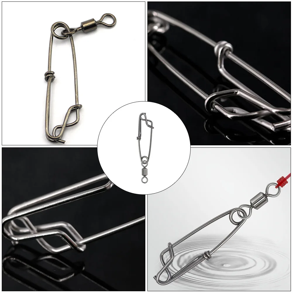 10pcs Connector Copper Stainless Steel Swivel Rolling Fishing Tackle Bearing Snap Round Deep Sea Fishing Tackle
10pcs Connector Copper Stainless Steel Swivel Rolling Fishing Tackle Bearing Snap Round Deep Sea Fishing Tackle