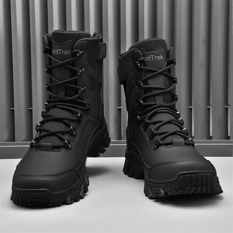 High-Top Large Size Boots Men's 45 Tactical Military Training Boots Waterproof Non-Slip Outdoor Mountain Desert oes
High-Top Large Size Boots Men's 45 Tactical Military Training Boots Waterproof Non-Slip Outdoor Mountain Desert oes