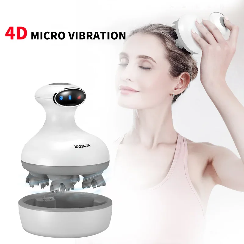 4D Intelligent Head Massager Head Massager Pressure Point Relieves Pressure and Promotes Blood Circulation Vibration Health Care
4D Intelligent Head Massager Head Massager Pressure Point Relieves Pressure and Promotes Blood Circulation Vibration Health Care