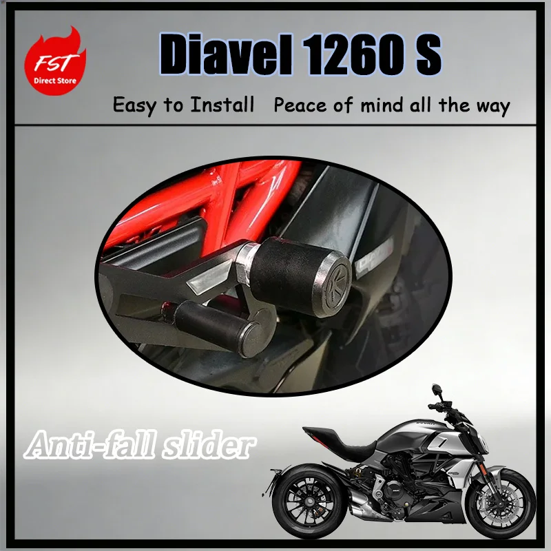 FOR Elite Frame Slider Anti-Fall Bobbins for Ducati Diavel 1260S Forged One-Piece Structure Quad-Point Force Dispersion Vibratio
FOR Elite Frame Slider Anti-Fall Bobbins for Ducati Diavel 1260S Forged One-Piece Structure Quad-Point Force Dispersion Vibratio