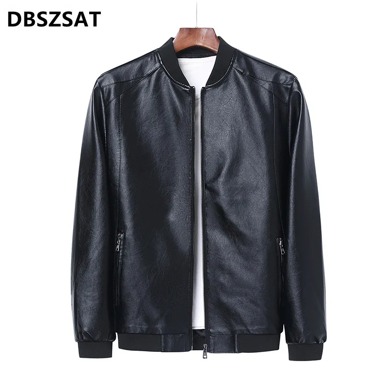 2028 Casual Motorcycle Coats New Mens Slim Leather Jackets Turn Down Collar Black Moto Biker Leather Suede Outerwear Men 5XL
2028 Casual Motorcycle Coats New Mens Slim Leather Jackets Turn Down Collar Black Moto Biker Leather Suede Outerwear Men 5XL