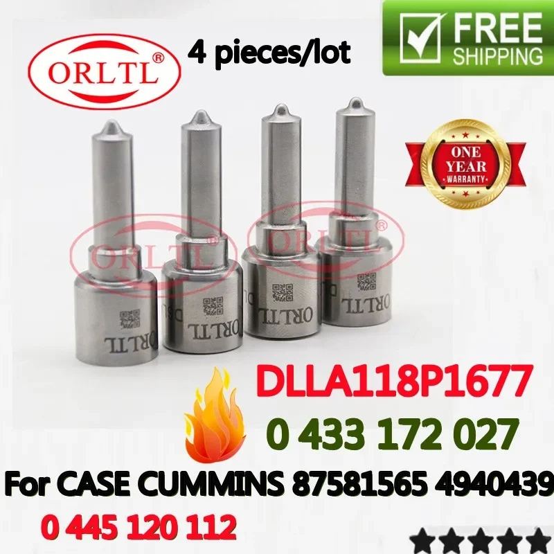 4 шт. 0445120112 HOT DLLA118P1677 OEM 0 433 172 027 для CASE CUMMINS 0 445 120 112 87581565 4940439 Форсунка Common Rail
4 шт. 0445120112 HOT DLLA118P1677 OEM 0 433 172 027 для CASE CUMMINS 0 445 120 112 87581565 4940439 Форсунка Common Rail