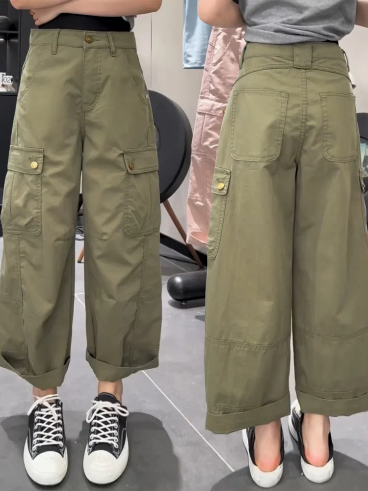 Military Green Workwear Jeans Women's Spring Summer Thin Straight Leg Wide Leg Pants High Waist Bootcut Denim Skinnifying
Military Green Workwear Jeans Women's Spring Summer Thin Straight Leg Wide Leg Pants High Waist Bootcut Denim Skinnifying