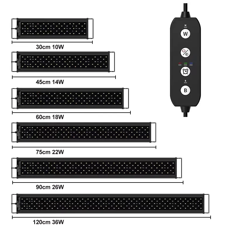 SIROKA SRK-IO LED Aquarium Light for 30-120 cm Tanks Full Spectrum Fish Tank Light with Timer Auto On/Off for 12-55 inch
SIROKA SRK-IO LED Aquarium Light for 30-120 cm Tanks Full Spectrum Fish Tank Light with Timer Auto On/Off for 12-55 inch
