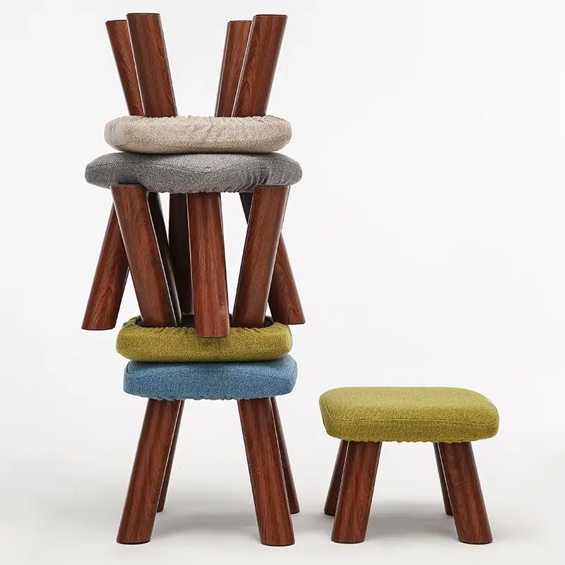 Modern Simple Style Cloth Stool Home Living Room Decoration Low Stool Solid Wood Material Dressing Bench Children's Chair
Modern Simple Style Cloth Stool Home Living Room Decoration Low Stool Solid Wood Material Dressing Bench Children's Chair