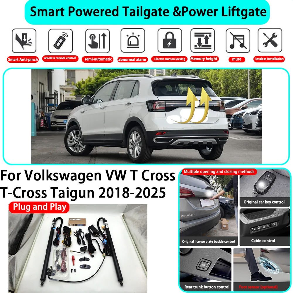 for Volkswagen VW T Cross T-Cross Taigun 2018-2025 Smart Automatic Powered Tailgate Electric Power Tailgate Lift Kit Key Close
for Volkswagen VW T Cross T-Cross Taigun 2018-2025 Smart Automatic Powered Tailgate Electric Power Tailgate Lift Kit Key Close
