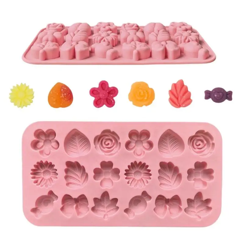 18 Cavity 3D Silicone Mold Bow Leaf Jelly Ice Pudding Soap Mold Fondant Chocolate Cake Decorations Baking Tool
18 Cavity 3D Silicone Mold Bow Leaf Jelly Ice Pudding Soap Mold Fondant Chocolate Cake Decorations Baking Tool