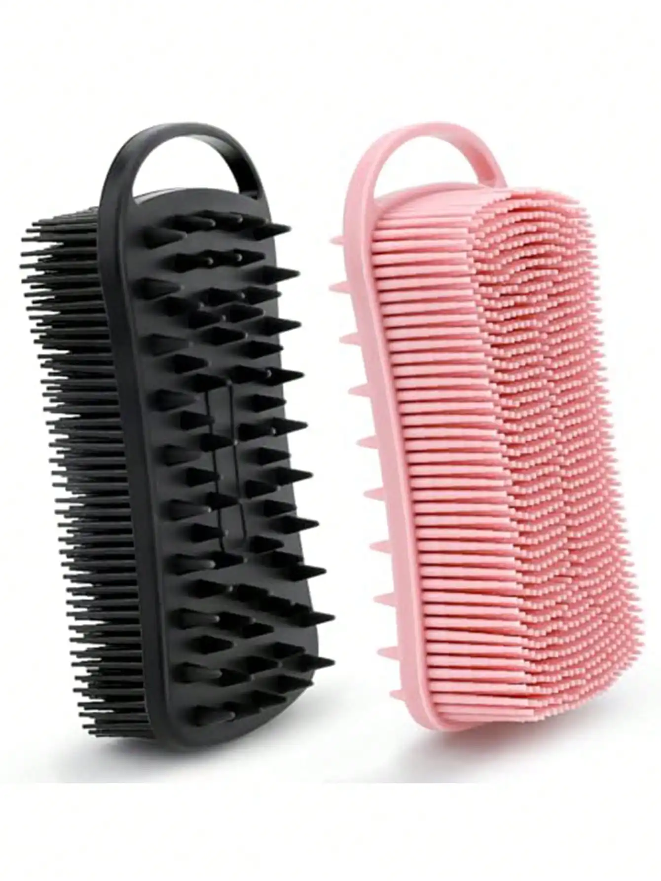 2-In-1 Silicone Body Scrub Brush, Unisex, Can Replace Loofah, Soft Silicone Material Suitable For Sensitive Skin, Can Be Used On Back, Shower And Other Areas, Silicone Exfoliating Brush, Silicone Shampoo & Body Wash Brush, Adult Double-Sided Friction Show
2-In-1 Silicone Body Scrub Brush, Unisex, Can Replace Loofah, Soft Silicone Material Suitable For Sensitive Skin, Can Be Used On Back, Shower And Other Areas, Silicone Exfoliating Brush, Silicone Shampoo & Body Wash Brush, Adult Double-Sided Friction Show