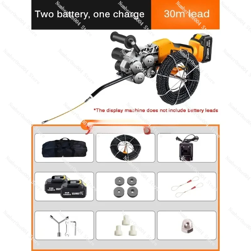 Lithium Battery Electric Thread mahine Automatic Pull Wire Stringing mahine Cable Push Puller Tools Wall Threading mahine
Lithium Battery Electric Thread mahine Automatic Pull Wire Stringing mahine Cable Push Puller Tools Wall Threading mahine