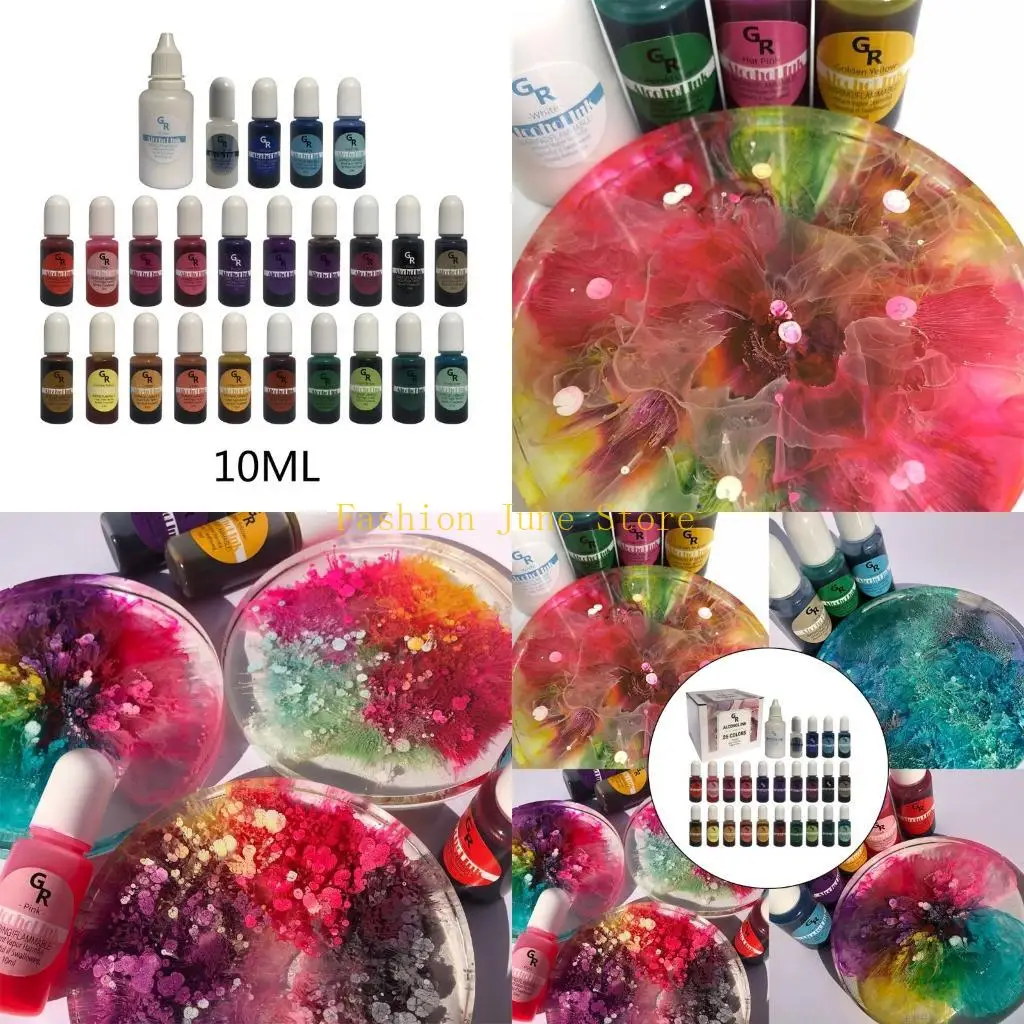 N5KA 25 цветов художественные чернила спиртовая смола пигментный комплект жидкая смола краситель краситель диффузионные чернила
N5KA 25 цветов художественные чернила спиртовая смола пигментный комплект жидкая смола краситель краситель диффузионные чернила