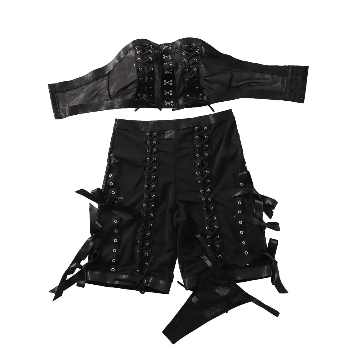 Женский черный сексуальный облегающий сетчатый костюм - бесшовные бретели, прозрачный и удобный цельный комплект корректирующего белья
Женский черный сексуальный облегающий сетчатый костюм - бесшовные бретели, прозрачный и удобный цельный комплект корректирующего белья