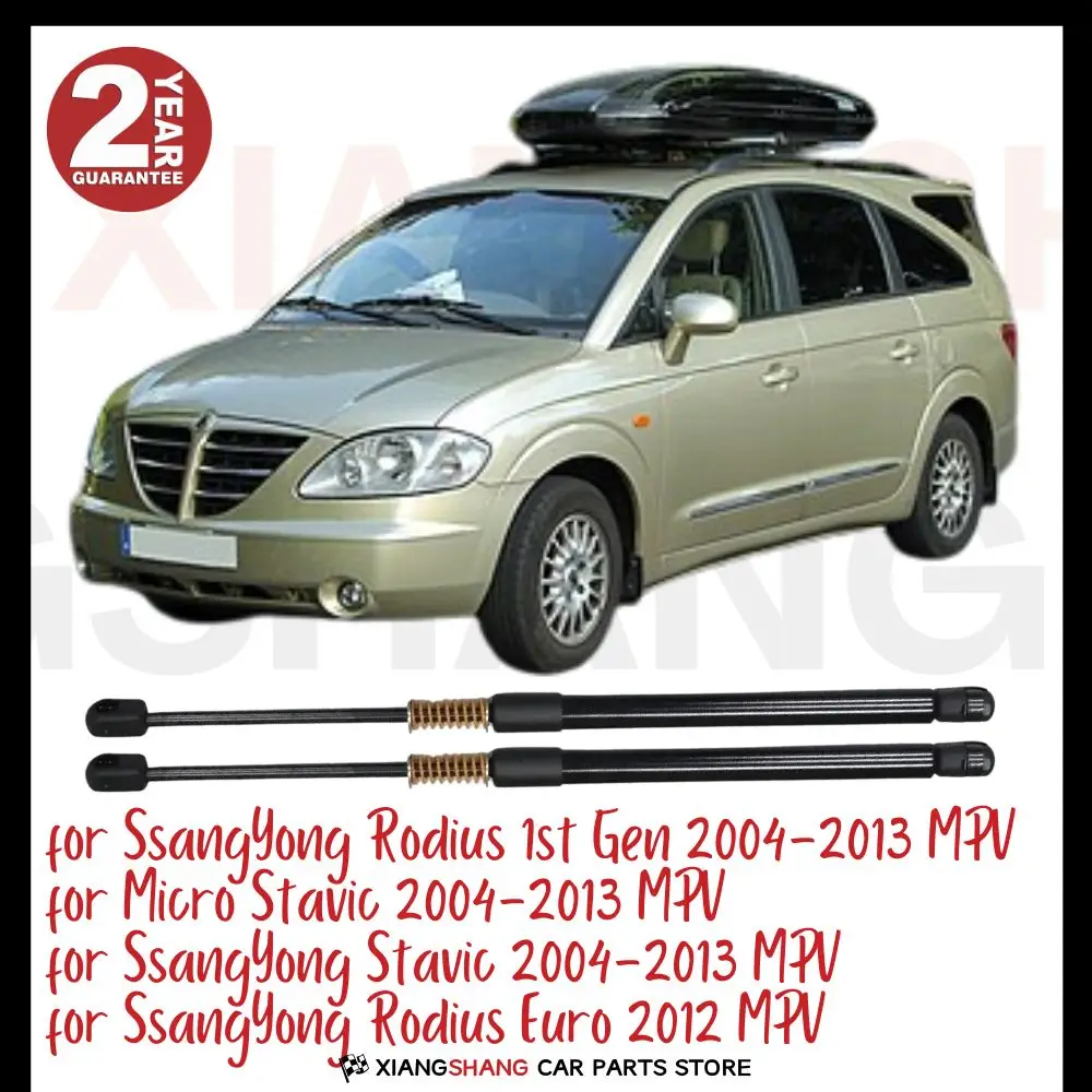2pcs Rear Damper for SsangYong Rodius 1st Gen 2004-2013 MPV WITH SPRING Trunk Boot Gas Charged Gas Struts
2pcs Rear Damper for SsangYong Rodius 1st Gen 2004-2013 MPV WITH SPRING Trunk Boot Gas Charged Gas Struts
