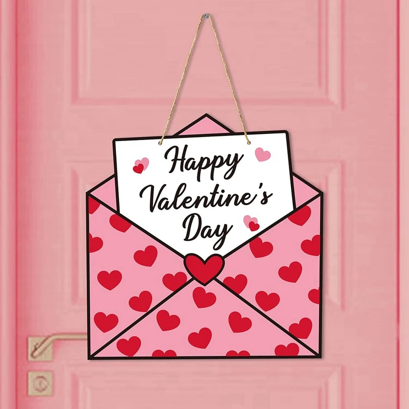 Valentine's Day Envelope Wooden Door Sign Happy Valentines Day Sign Valentines Day Front Door Decor
Valentine's Day Envelope Wooden Door Sign Happy Valentines Day Sign Valentines Day Front Door Decor