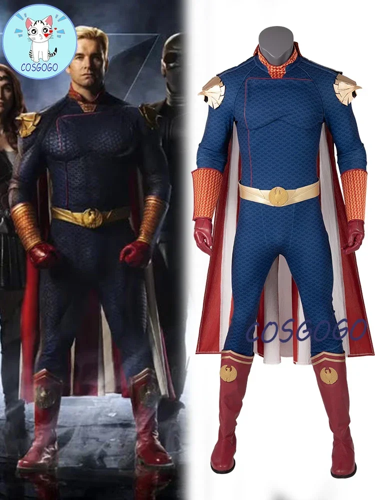 COSGOGO аниме косплей Homelander косплей полный комплект мужской супергерой косплей наряд костюм на Хэллоуин
COSGOGO аниме косплей Homelander косплей полный комплект мужской супергерой косплей наряд костюм на Хэллоуин