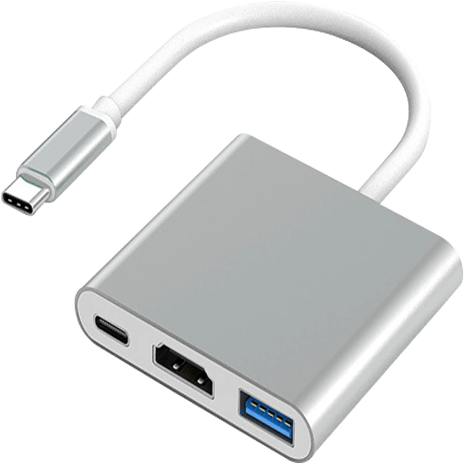 Ultra-Slim Data USB Hub with 100W Power Delivery for MacBook, iMac and More - Type-C Multiport AV Adapter with Fast Charging Por
Ultra-Slim Data USB Hub with 100W Power Delivery for MacBook, iMac and More - Type-C Multiport AV Adapter with Fast Charging Por