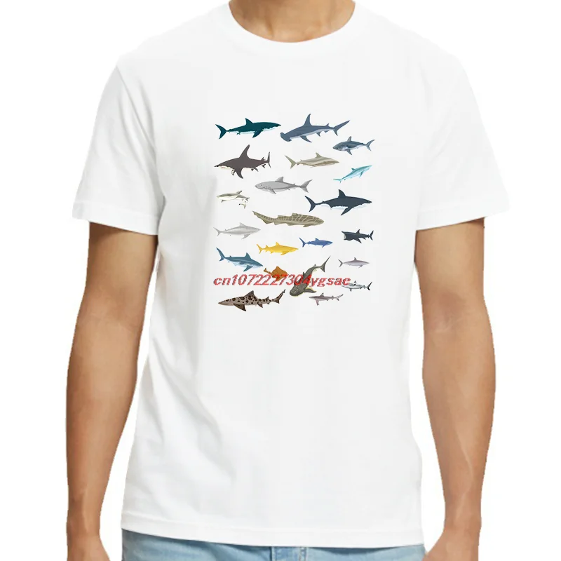Shark Species Sharks Gift Fashion Printed T-Shirt Marine Biology Ocean Diving Shark Cotton Short Sleeve T-Shirts Funny T Shirts
Shark Species Sharks Gift Fashion Printed T-Shirt Marine Biology Ocean Diving Shark Cotton Short Sleeve T-Shirts Funny T Shirts