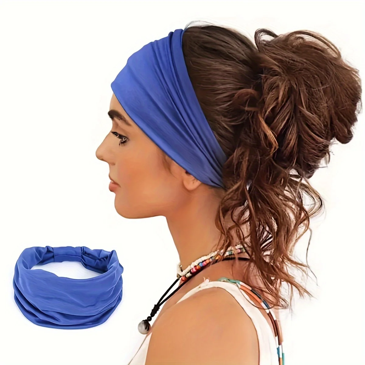 Solid Color Elastic Sports Headband Wide-Edge Yoga Headband Sweat-Absorbing Fashion Headscarf for Fitness And Yoga
Solid Color Elastic Sports Headband Wide-Edge Yoga Headband Sweat-Absorbing Fashion Headscarf for Fitness And Yoga