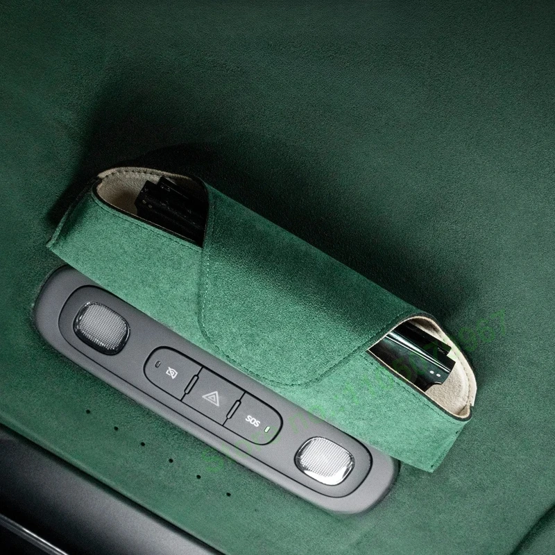 Многоцветный магнитный автомобильный чехол для очков из алькантары для Xiaomi YU7, аксессуары для внутреннего хранения
Многоцветный магнитный автомобильный чехол для очков из алькантары для Xiaomi YU7, аксессуары для внутреннего хранения