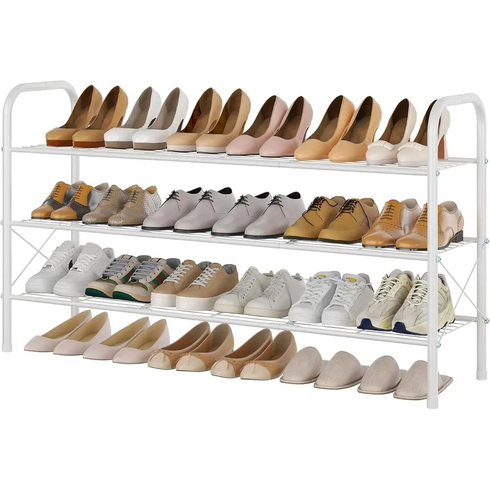 3 Tier Durable Mesh Shoe Rack, Entryway Shoe Shelf, Standing Shoe Storage Organizer, Space Saver for Bathroom, Hallway, Bedroom,
3 Tier Durable Mesh Shoe Rack, Entryway Shoe Shelf, Standing Shoe Storage Organizer, Space Saver for Bathroom, Hallway, Bedroom,
