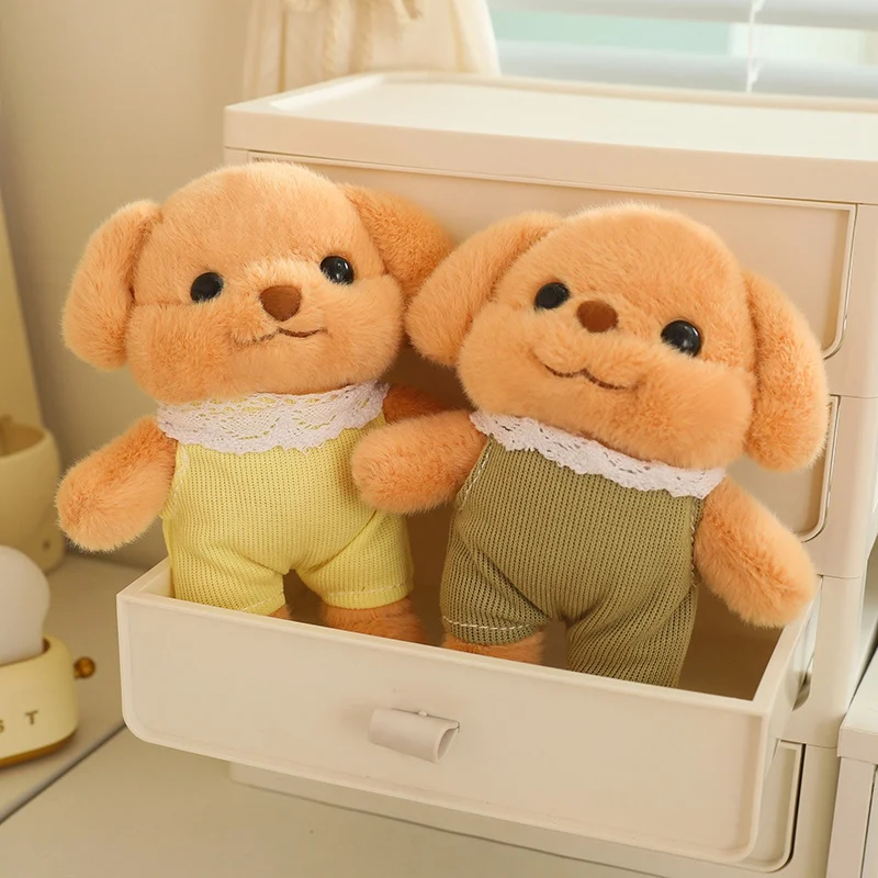 Butter Color Poodle Puppy Plush Toy Standing Cartoon Dog Dressed T-shirt Bib Cartoon Animal Plushie Present
Butter Color Poodle Puppy Plush Toy Standing Cartoon Dog Dressed T-shirt Bib Cartoon Animal Plushie Present