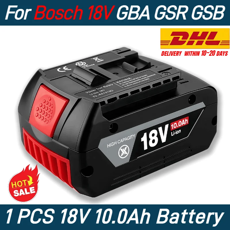 Original for BOSCH 18v battery Professional18650 Battery Li-ion Replacement for BAT609 BAT609G BAT618 BAT618G toolwith BMS
Original for BOSCH 18v battery Professional18650 Battery Li-ion Replacement for BAT609 BAT609G BAT618 BAT618G toolwith BMS