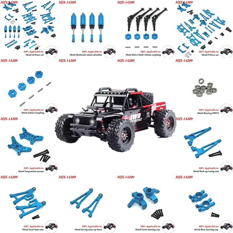 Для MJX Hyper Go 1/14 14209 14210 H14BM 1/14 автомобильные детали и аксессуары с дистанционным управлением, металлическое обновление и модификация
Для MJX Hyper Go 1/14 14209 14210 H14BM 1/14 автомобильные детали и аксессуары с дистанционным управлением, металлическое обновление и модификация