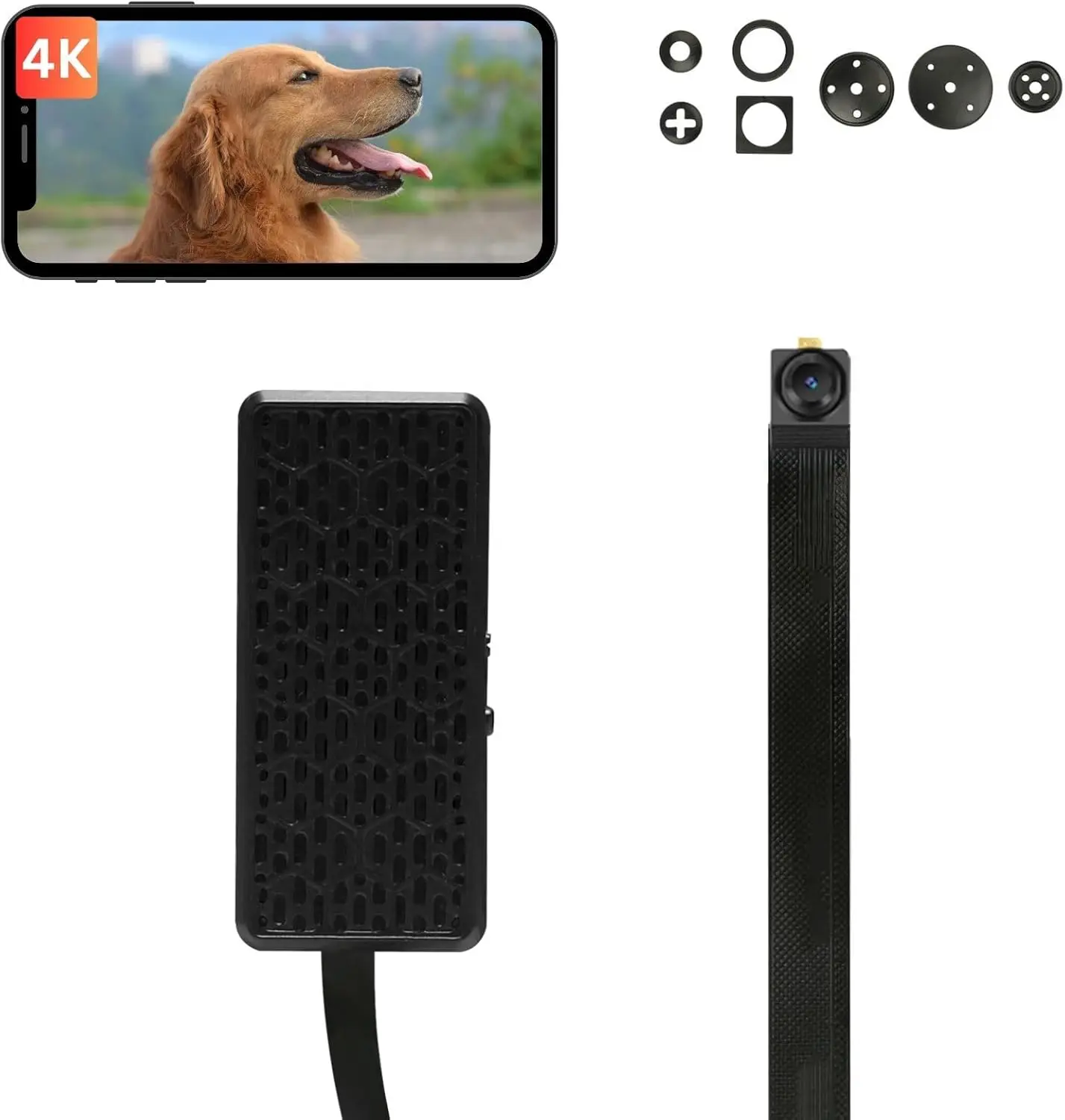 WiFi 4K Ultra HD Security Camera with Motion Detection, App Control, Cloud & SD Storage, 800mAh Battery
WiFi 4K Ultra HD Security Camera with Motion Detection, App Control, Cloud & SD Storage, 800mAh Battery