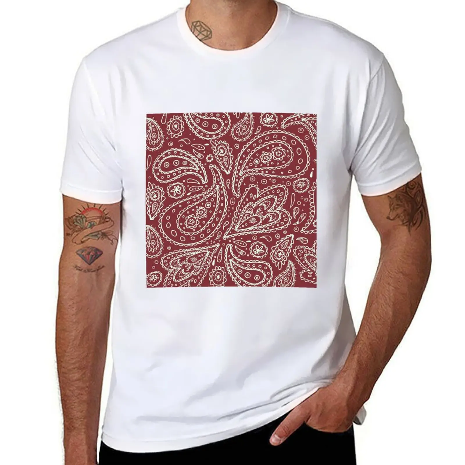 T-Shirt Maroon shirt t luxury t Paisley funny shirts cotton man
T-Shirt Maroon shirt t luxury t Paisley funny shirts cotton man