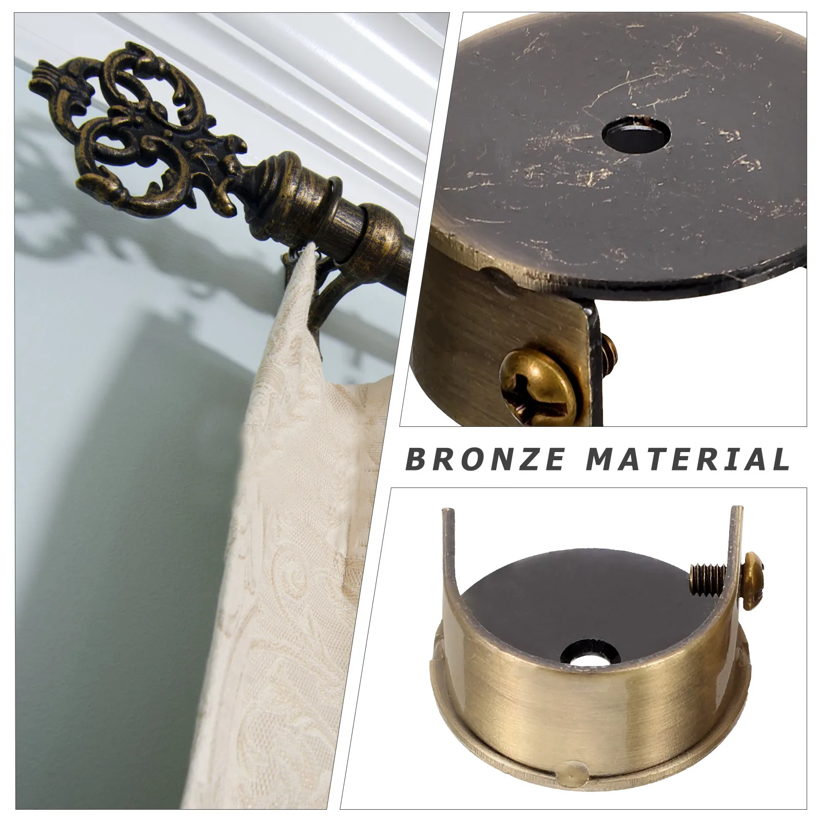 2pcs Curtain Wall Brackets 28mm Copper Safe Reusable Shower Window Closet Balcony Closet Rod Brackets Heavy Duty Metal Holder
2pcs Curtain Wall Brackets 28mm Copper Safe Reusable Shower Window Closet Balcony Closet Rod Brackets Heavy Duty Metal Holder