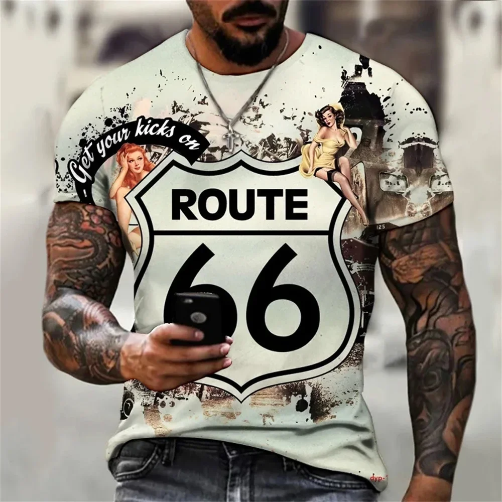 2024 Fashion 66 Route T Shirt For Men 3d Print Travel Men's kj Route T Shirt Ride Short Sleeve Oversized Tkjs Tee Shirt Man Cool
2024 Fashion 66 Route T Shirt For Men 3d Print Travel Men's kj Route T Shirt Ride Short Sleeve Oversized Tkjs Tee Shirt Man Cool