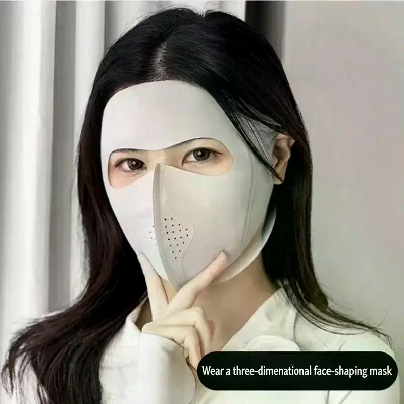 Summer Women's Sun Protection Face Mask UV Protection Full Face Coverage Breathable Mask Thin Ice Silk Sunshade Mask
Summer Women's Sun Protection Face Mask UV Protection Full Face Coverage Breathable Mask Thin Ice Silk Sunshade Mask