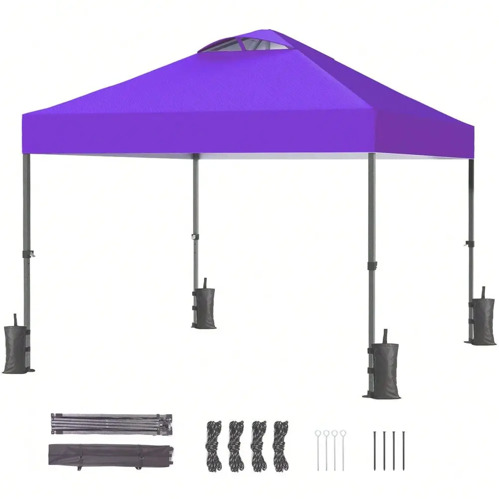10x10 Pop Up Canopy Tent, Center Lock Instant Setup Beach Canopy Tent, Sun Shade Shelter For Camping, Party, Patio Backyard, Po
10x10 Pop Up Canopy Tent, Center Lock Instant Setup Beach Canopy Tent, Sun Shade Shelter For Camping, Party, Patio Backyard, Po