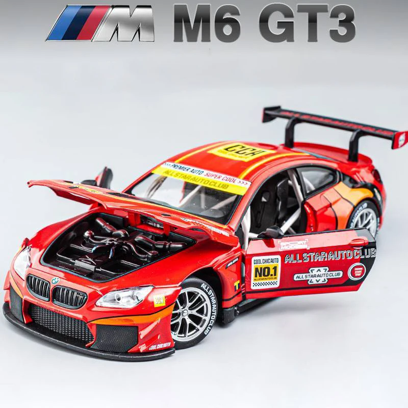 1:24 BMW M6 GT3 M4 BMW CSL Z4 литой под давлением игрушечный автомобиль модель со звуком и оформлением заднего вида детская игрушка коллекционные предметы подарок на день рождения
1:24 BMW M6 GT3 M4 BMW CSL Z4 литой под давлением игрушечный автомобиль модель со звуком и оформлением заднего вида детская игрушка коллекционные предметы подарок на день рождения