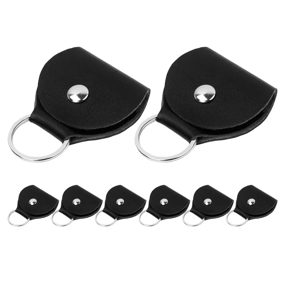 8 Pcs Guitar Pick Protective Cover Picks Holder Keychain Black Acoustic Case Travel
8 Pcs Guitar Pick Protective Cover Picks Holder Keychain Black Acoustic Case Travel