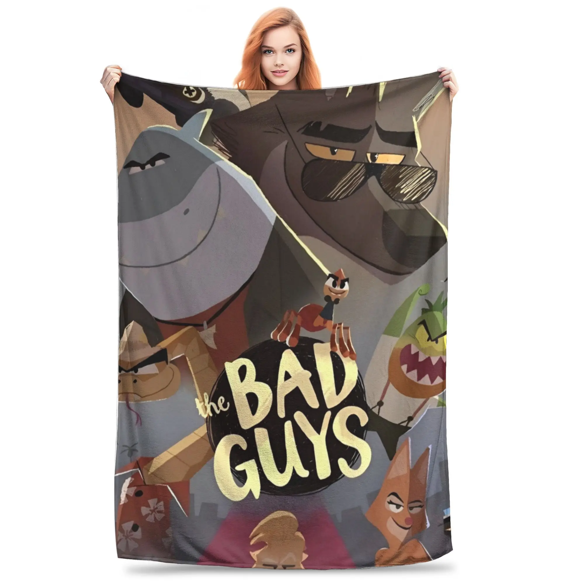 The Bad Guys New Anime Movie Throw Blanket for Couch Soft Fuzzy Plush Blanket 50x60 Inches Multi-size Bedspreads for All Seasons
The Bad Guys New Anime Movie Throw Blanket for Couch Soft Fuzzy Plush Blanket 50x60 Inches Multi-size Bedspreads for All Seasons