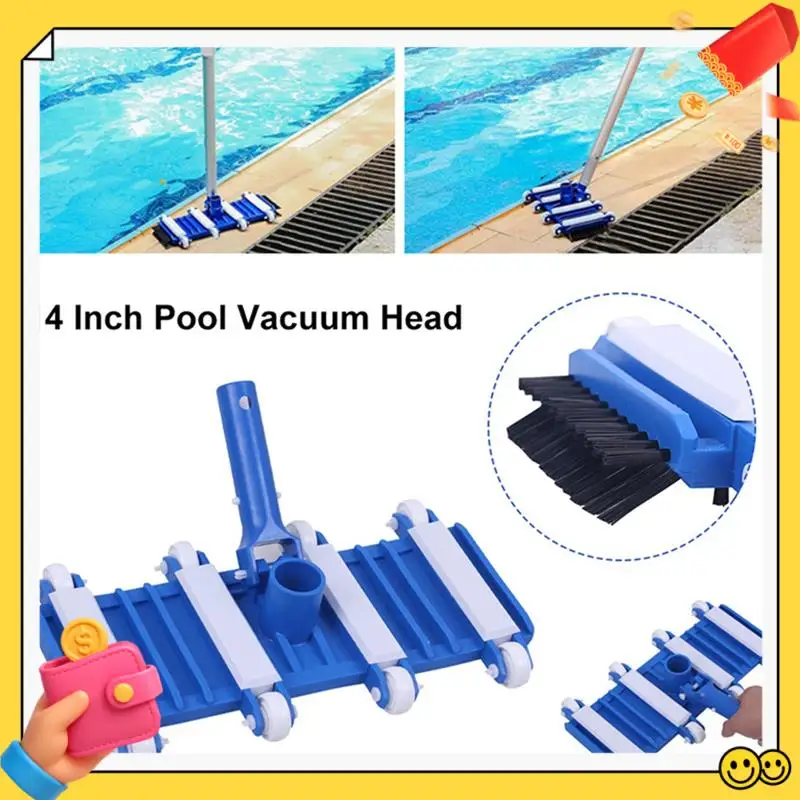 A89Q-14 Inch Swimming Pool Suction Head With Wheels Side Brush For Pond Spa Hot Tub Cleaning
A89Q-14 Inch Swimming Pool Suction Head With Wheels Side Brush For Pond Spa Hot Tub Cleaning