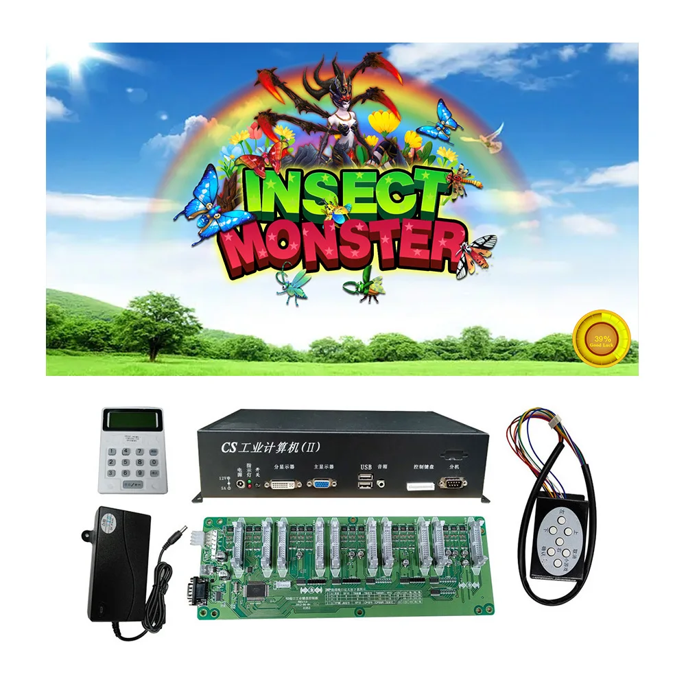 Popular 4/6/8/10 Players Insect Monster Fish Hunter Arcade Shooting Insect Game Machine Host Accessories
Popular 4/6/8/10 Players Insect Monster Fish Hunter Arcade Shooting Insect Game Machine Host Accessories