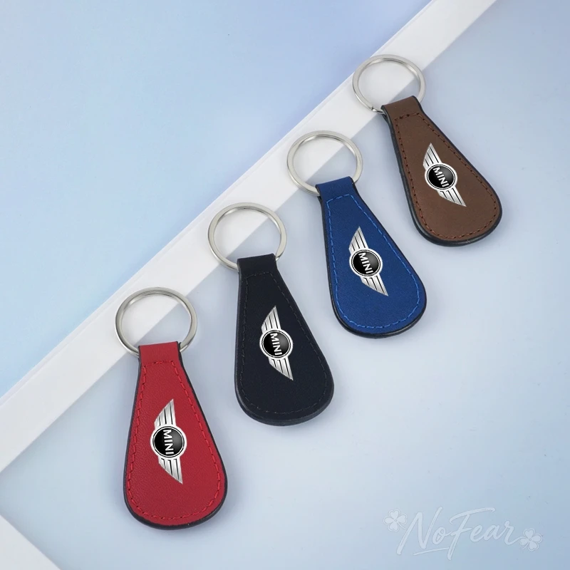 Leather Car LOGO Key Chain Rings Business Keyring For BMW Mini Cooper R50 R53 R55 R56 R60 R61 F54 F55 F56 Keychain Car stickers
Leather Car LOGO Key Chain Rings Business Keyring For BMW Mini Cooper R50 R53 R55 R56 R60 R61 F54 F55 F56 Keychain Car stickers