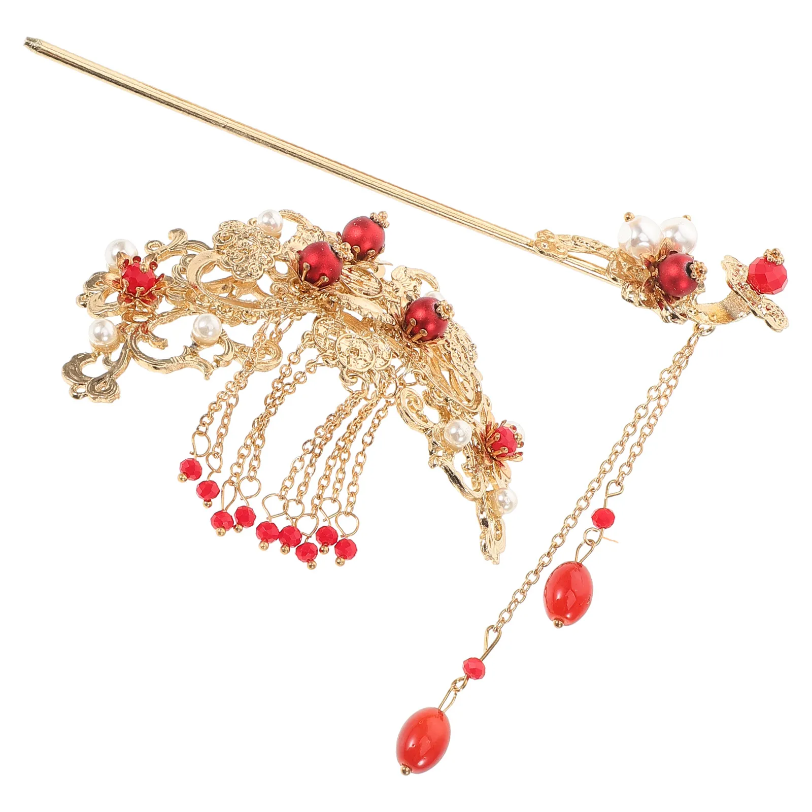 2pcs Hanfu Headwear Ancient Chinese Hair Ornament Stick Alloy Retro Flower Tassel Hairpin For Wedding Party Prom Banquet Gifts
2pcs Hanfu Headwear Ancient Chinese Hair Ornament Stick Alloy Retro Flower Tassel Hairpin For Wedding Party Prom Banquet Gifts