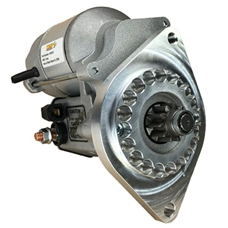 High torque starter for 1977-1980 American Motors AMX L6 4.2L 258Cid V8 5.0L 3.8L 5.9L applications, aluminum housing, black fi
High torque starter for 1977-1980 American Motors AMX L6 4.2L 258Cid V8 5.0L 3.8L 5.9L applications, aluminum housing, black fi