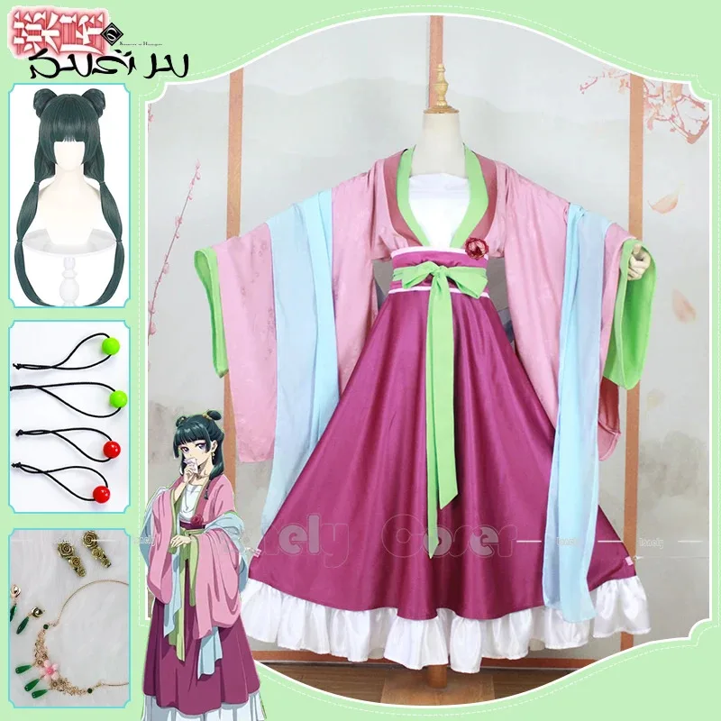 Maomao Косплей Костюм Аниме Аптекарь Дневники Hanfu Антикварная Униформа Ожерелье Серьги Заколки Для Девочек Женщин
Maomao Косплей Костюм Аниме Аптекарь Дневники Hanfu Антикварная Униформа Ожерелье Серьги Заколки Для Девочек Женщин