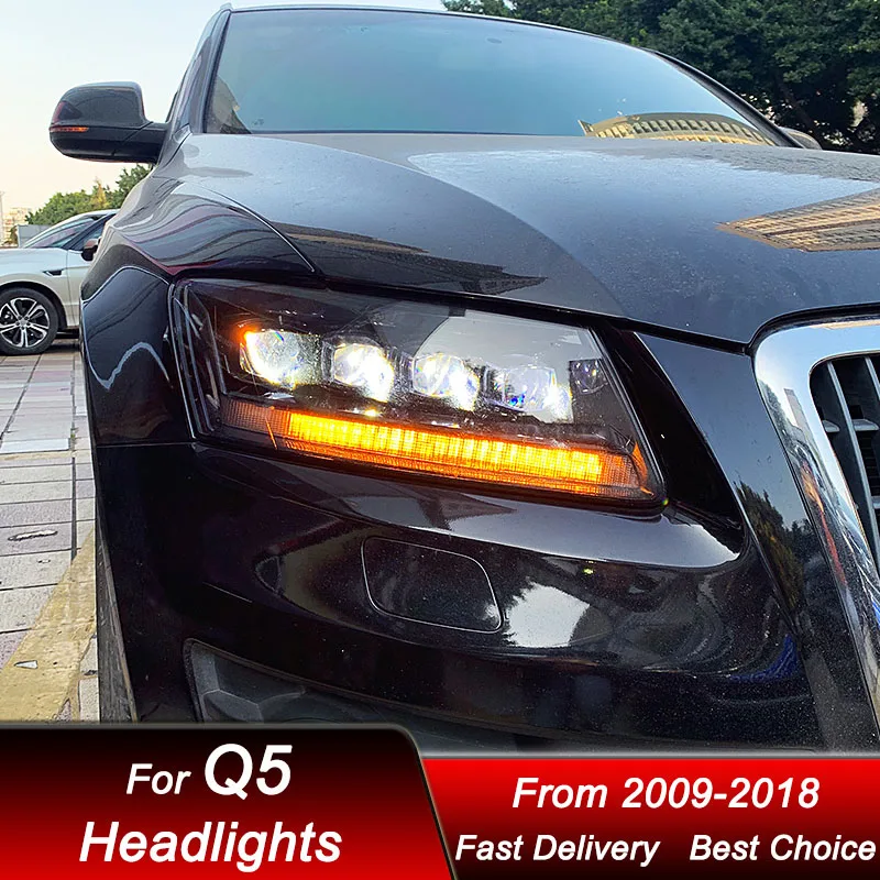 Pop Car Headlights For Audi Q5 2009-2018 New Style LED Auto Headlamp Assembly Upgrade High Configure Projector Lens Accessories
Pop Car Headlights For Audi Q5 2009-2018 New Style LED Auto Headlamp Assembly Upgrade High Configure Projector Lens Accessories