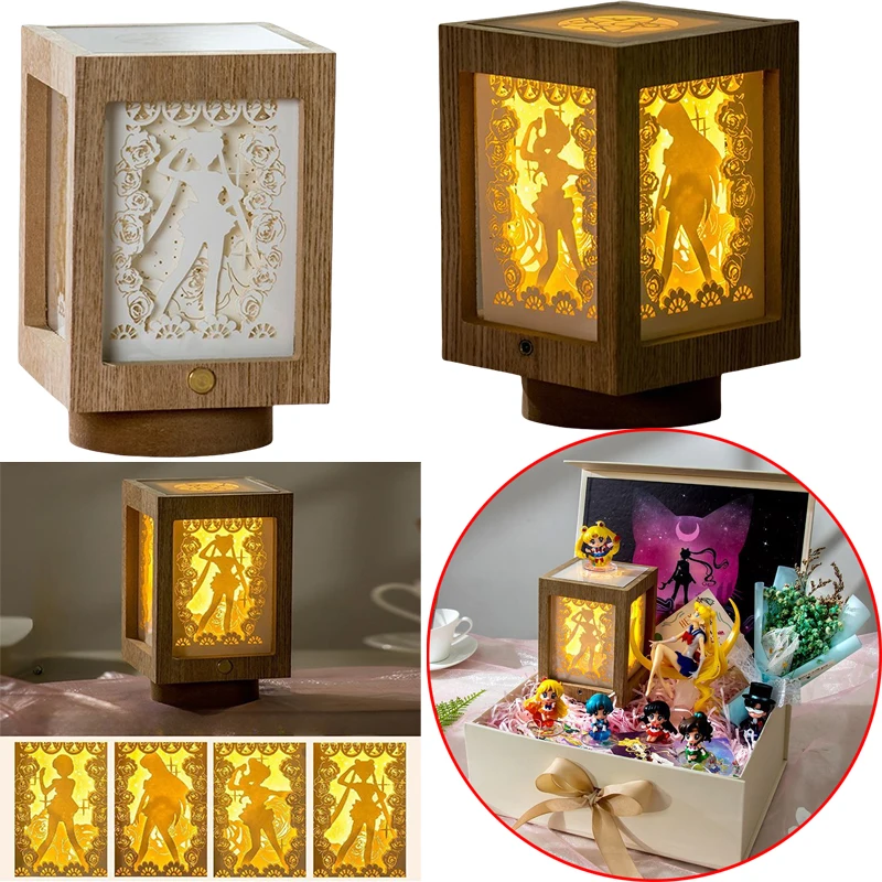 Сейлор Мун Цукино Усаги женский светильник для спальни теневая бумага резьба лампа орнамент аниме детский подарок на день рождения ночник
Сейлор Мун Цукино Усаги женский светильник для спальни теневая бумага резьба лампа орнамент аниме детский подарок на день рождения ночник