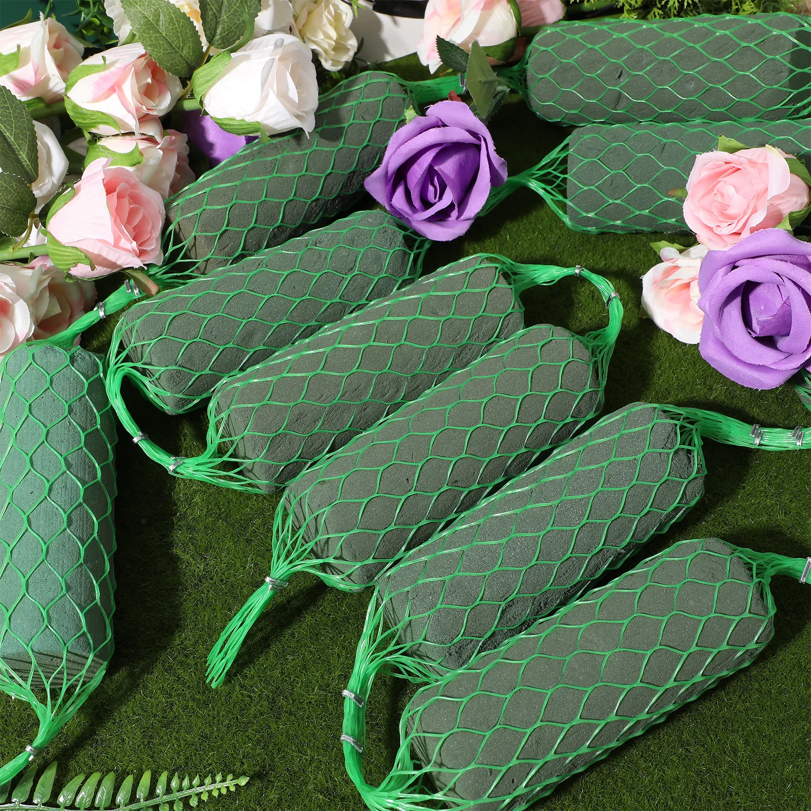 14 Sausage Shaped Flower Mud Bricks Green Foam Moldable Artificial Decor Floral Spume Tools for Craft Arrangements
14 Sausage Shaped Flower Mud Bricks Green Foam Moldable Artificial Decor Floral Spume Tools for Craft Arrangements