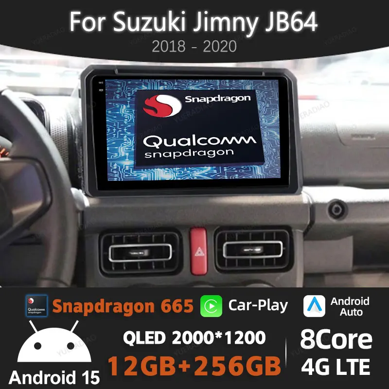 Android 15 Car Radio For Suzuki Jimny 2018 2019 2020 Multimedia Stereo Video Player 4G WIFI GPS NAVI QLED Head Unit Qualcomm BT
Android 15 Car Radio For Suzuki Jimny 2018 2019 2020 Multimedia Stereo Video Player 4G WIFI GPS NAVI QLED Head Unit Qualcomm BT
