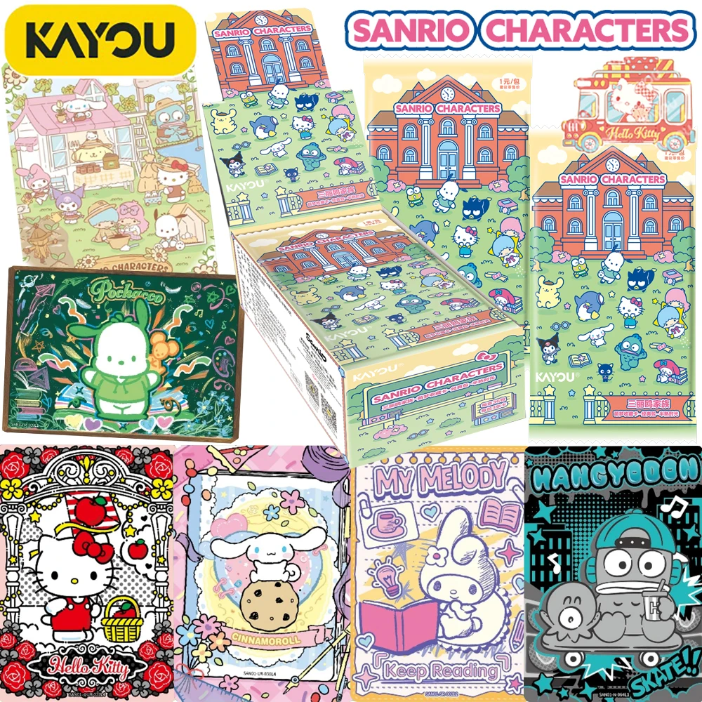 KAYOU Original Sanrio Anime Cartoon Stars Collection Cards My Melody Kuromi Leisure and Warm Time Characters Cards Birthday Gift
KAYOU Original Sanrio Anime Cartoon Stars Collection Cards My Melody Kuromi Leisure and Warm Time Characters Cards Birthday Gift