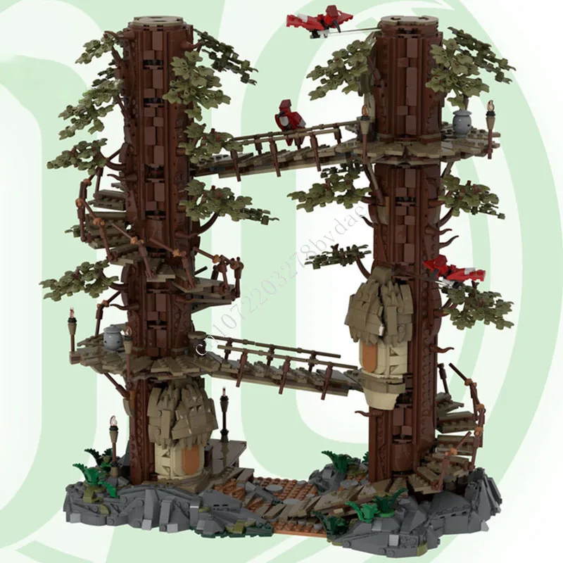 3289 PCS Forest Moon Treehouse Building Block Sci-Fi Ewok Village Assembly Educational Model Toy Gift For Adults Home Decoration
3289 PCS Forest Moon Treehouse Building Block Sci-Fi Ewok Village Assembly Educational Model Toy Gift For Adults Home Decoration