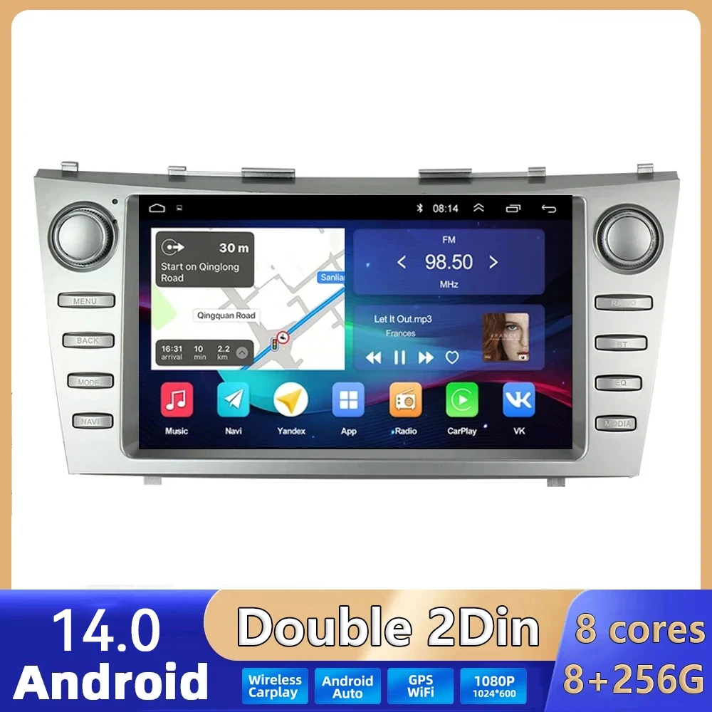 For Toyota Camry 2006-2008 2009 2010 2011 Android Auto 4G+wifi DSP Car Radio Multimedia Player Navigation GPS Wireless Carplay
For Toyota Camry 2006-2008 2009 2010 2011 Android Auto 4G+wifi DSP Car Radio Multimedia Player Navigation GPS Wireless Carplay